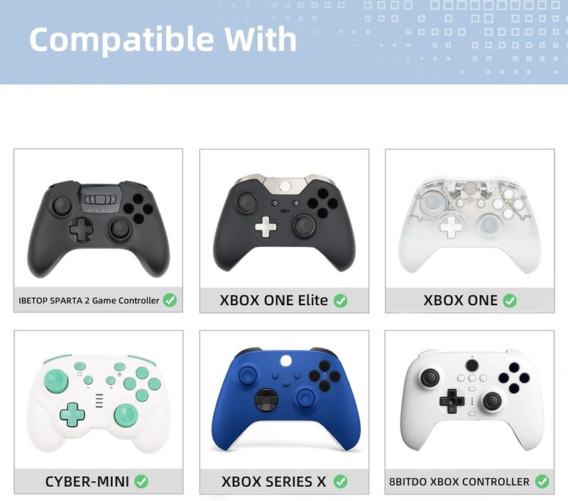 GEEKSHARE Cute Xbox One Controller Thumb Grips, Soft Silicone Thumbsticks Cover Caps Set Compatible with Xbox One Controller, 2 Pair / 4 Pcs - Pink Skull - Image 2